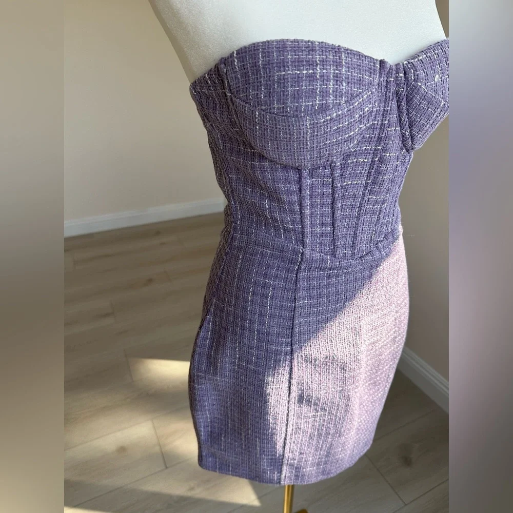 Aqua Mini Lavender/Purple Corset Dress|S|New with Tags - Picture 5 of 10
